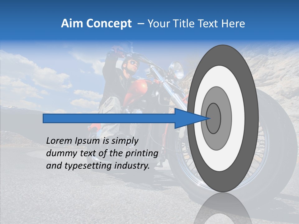 Transport Transportation Motorbike PowerPoint Template
