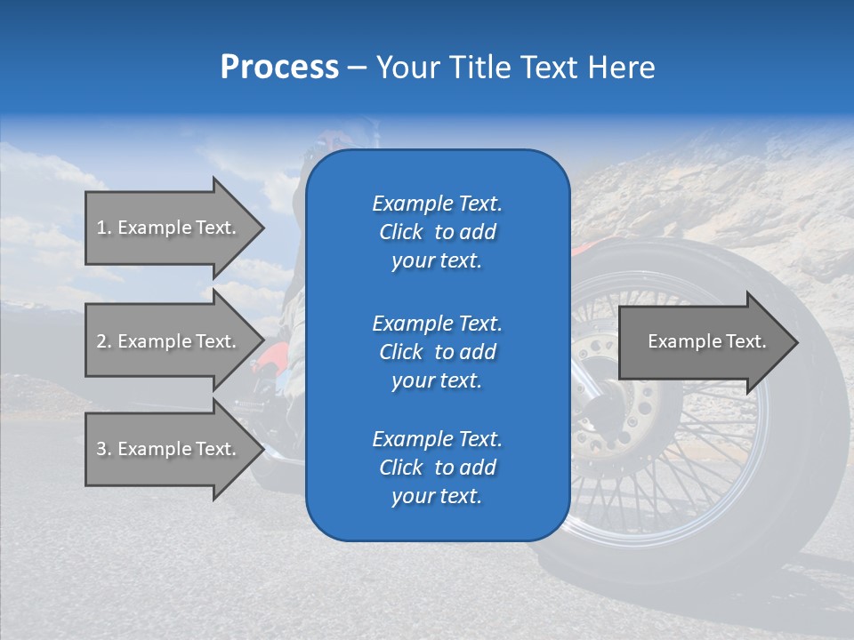 Transport Transportation Motorbike PowerPoint Template