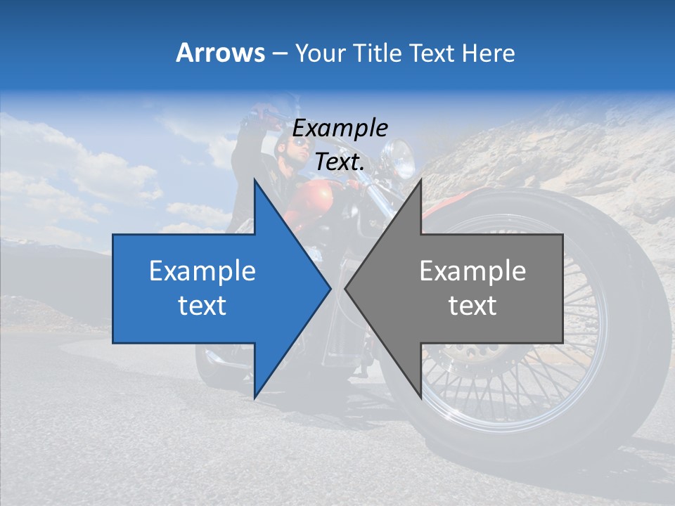 Transport Transportation Motorbike PowerPoint Template