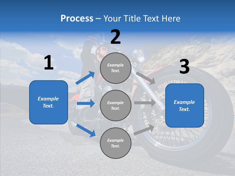 Transport Transportation Motorbike PowerPoint Template