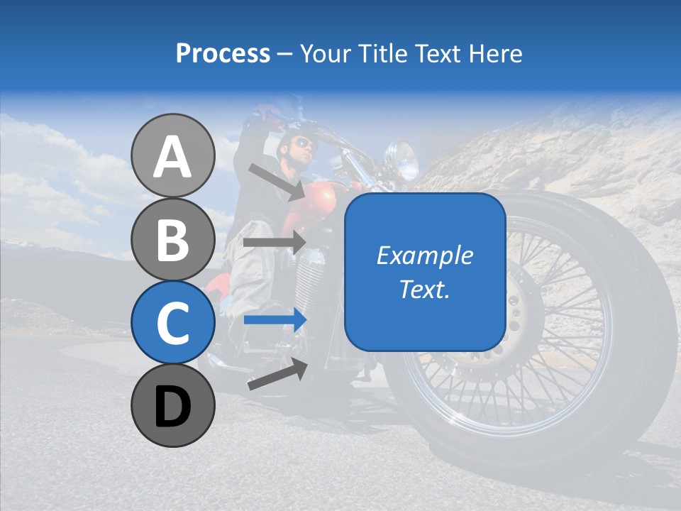 Transport Transportation Motorbike PowerPoint Template