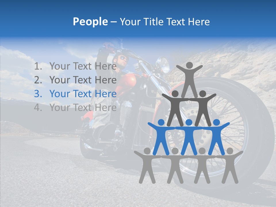 Transport Transportation Motorbike PowerPoint Template