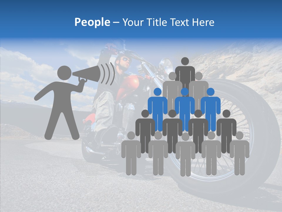 Transport Transportation Motorbike PowerPoint Template