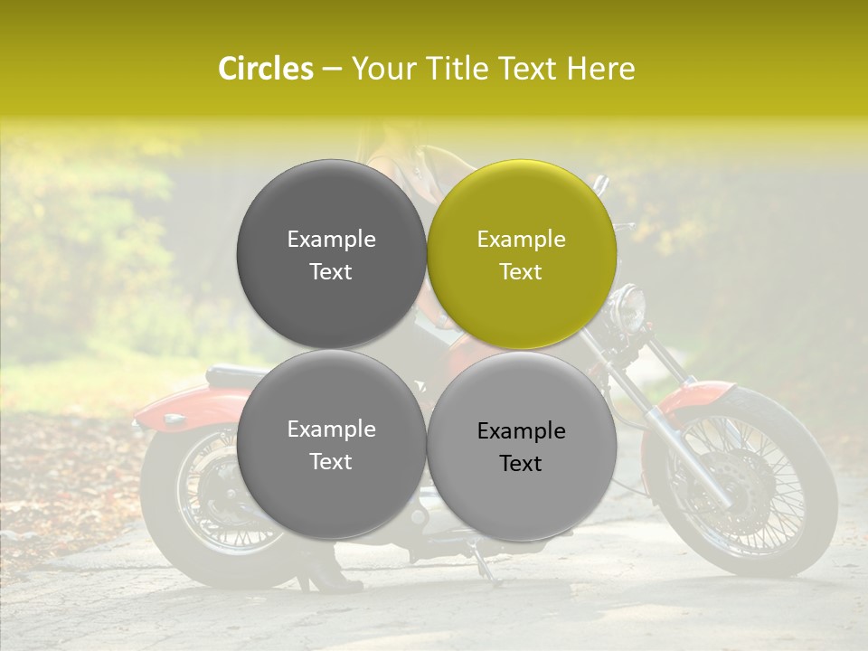 Biker Transportation Transport PowerPoint Template
