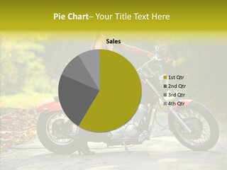 Biker Transportation Transport PowerPoint Template