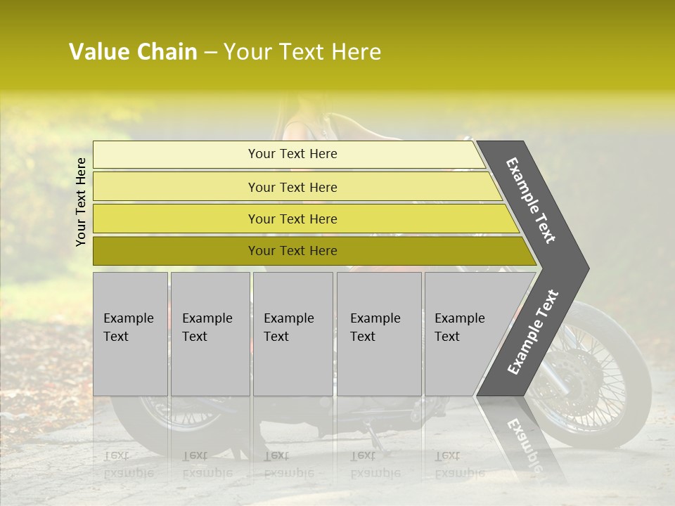Biker Transportation Transport PowerPoint Template