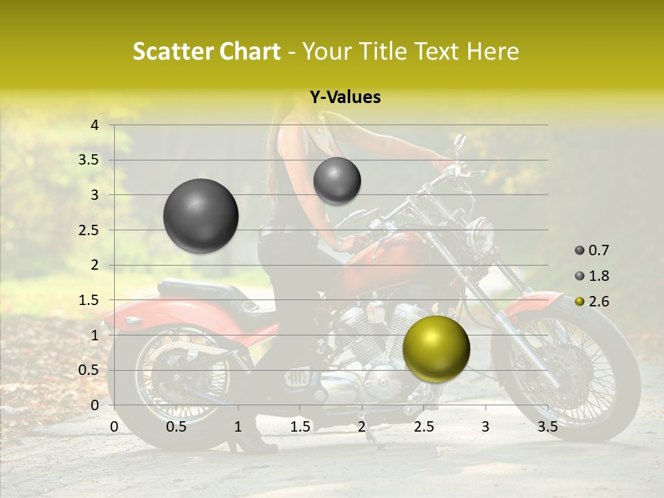 Biker Transportation Transport PowerPoint Template