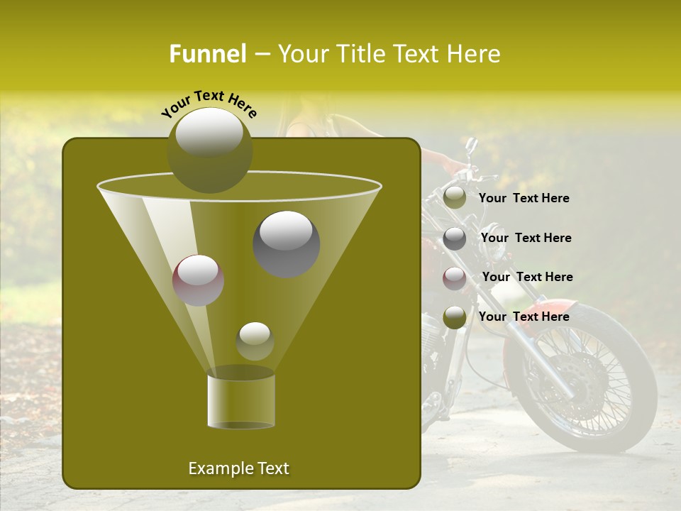 Biker Transportation Transport PowerPoint Template