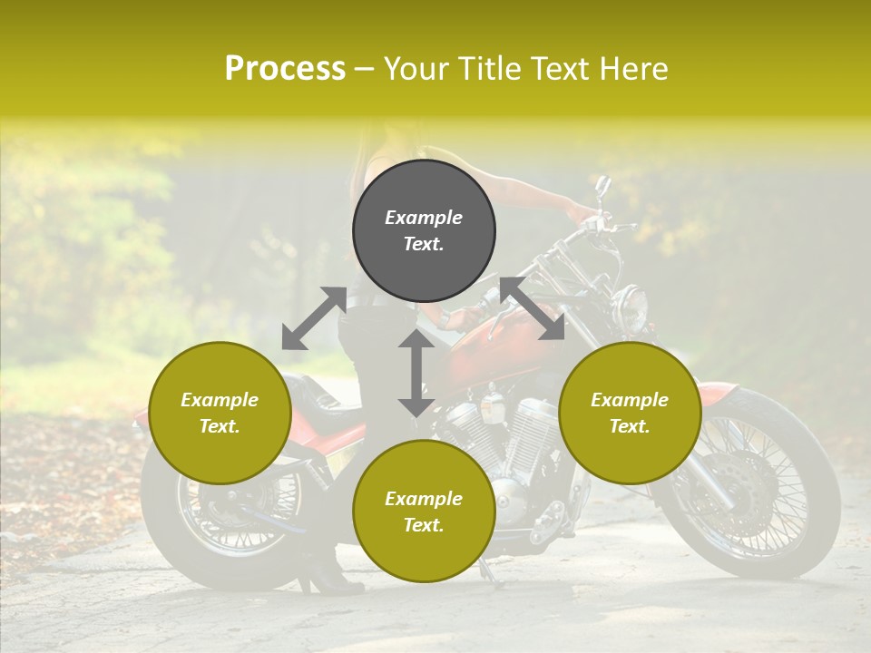 Biker Transportation Transport PowerPoint Template