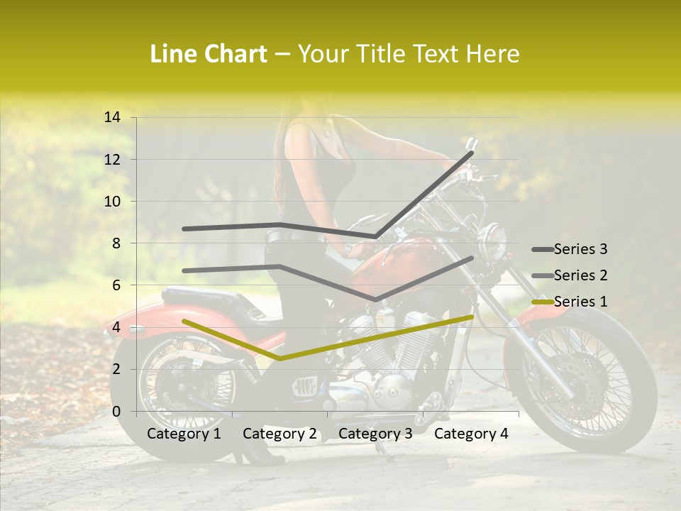 Biker Transportation Transport PowerPoint Template