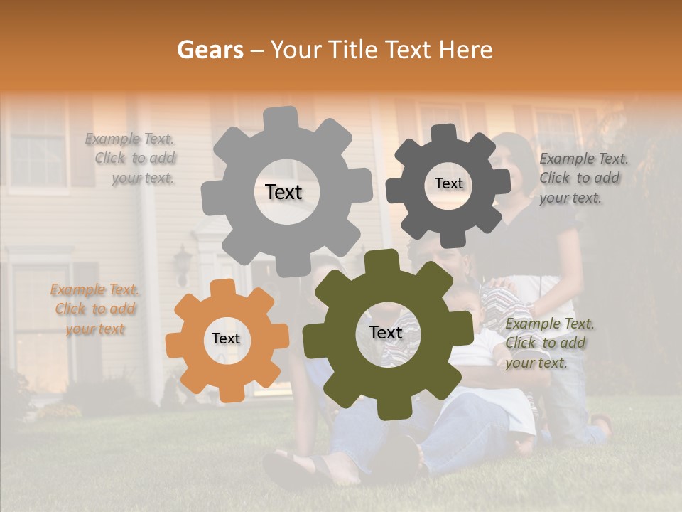 Asian Dad Middle School PowerPoint Template