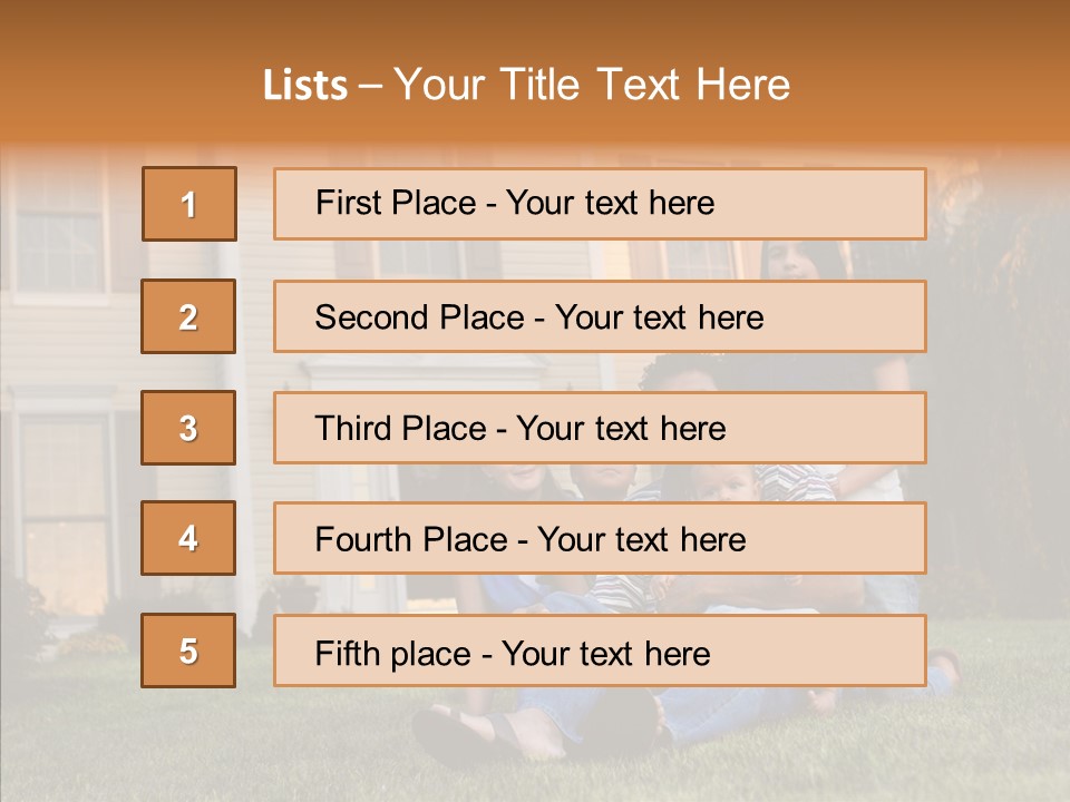 Asian Dad Middle School PowerPoint Template