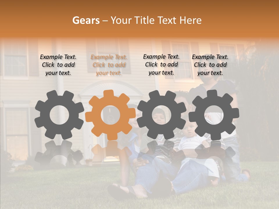 Asian Dad Middle School PowerPoint Template
