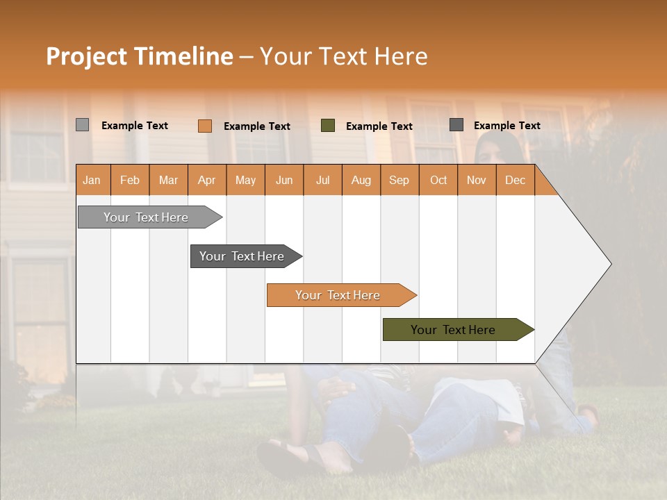 Asian Dad Middle School PowerPoint Template