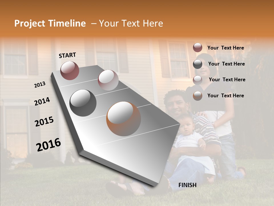 Asian Dad Middle School PowerPoint Template