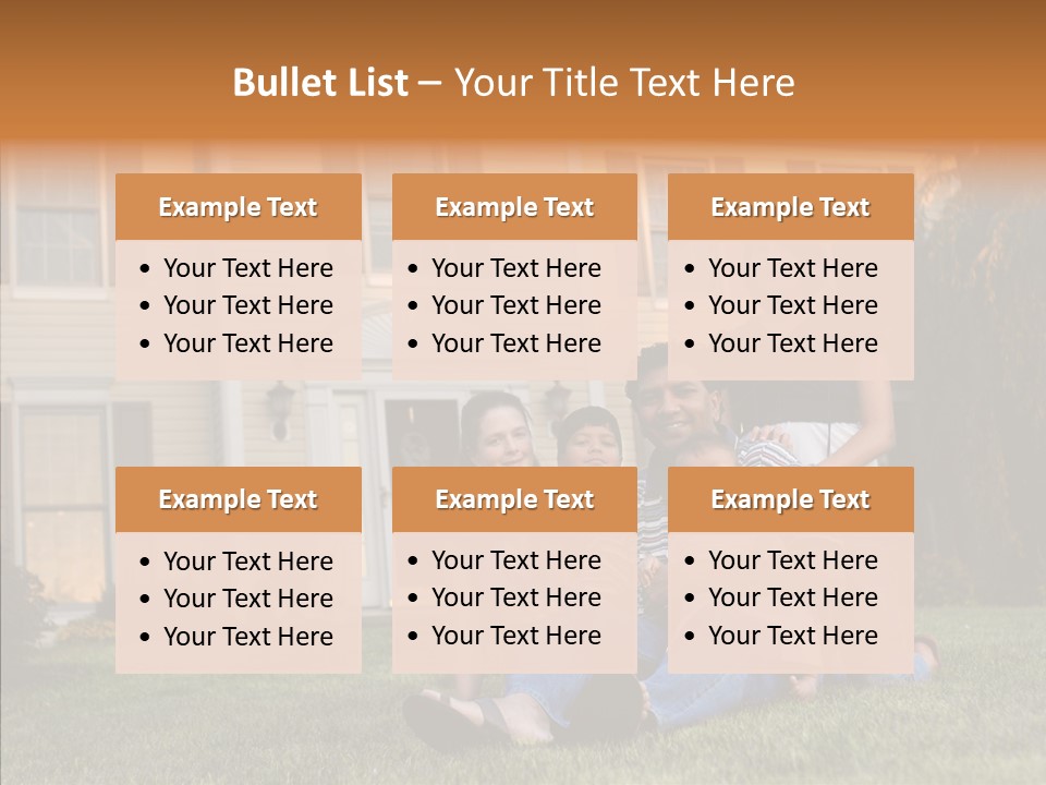 Asian Dad Middle School PowerPoint Template