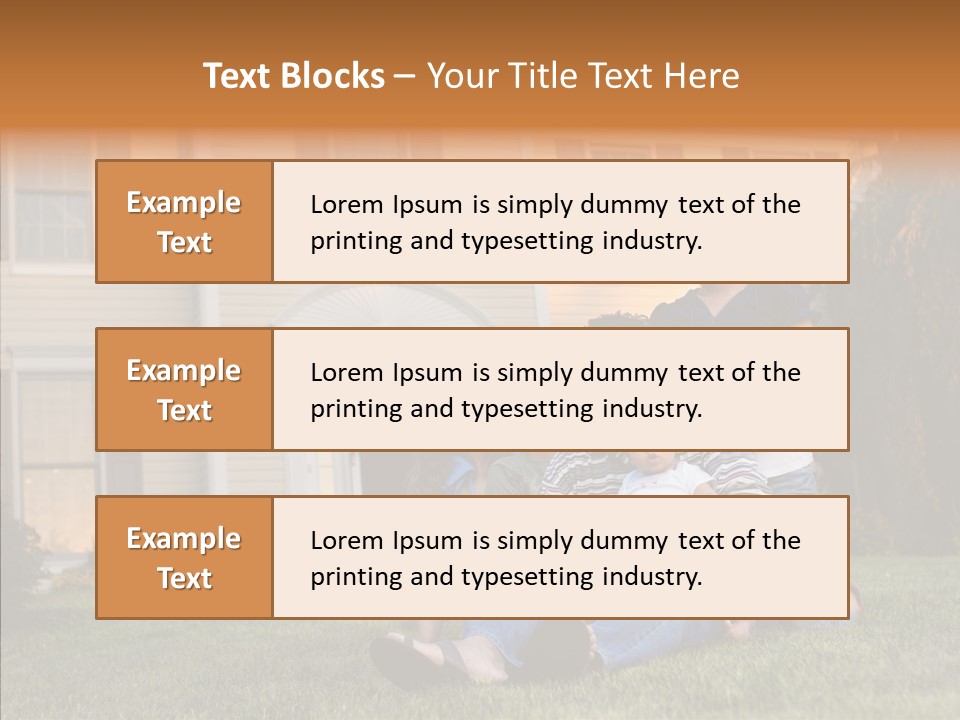 Asian Dad Middle School PowerPoint Template