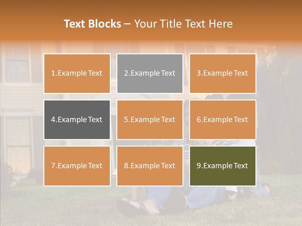 Asian Dad Middle School PowerPoint Template