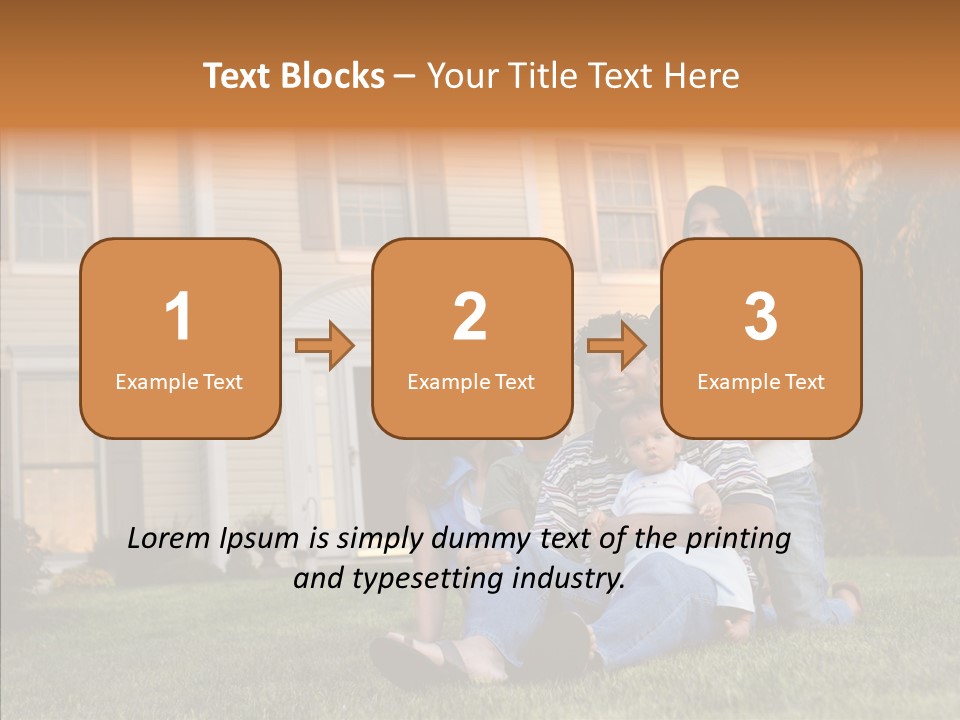 Asian Dad Middle School PowerPoint Template