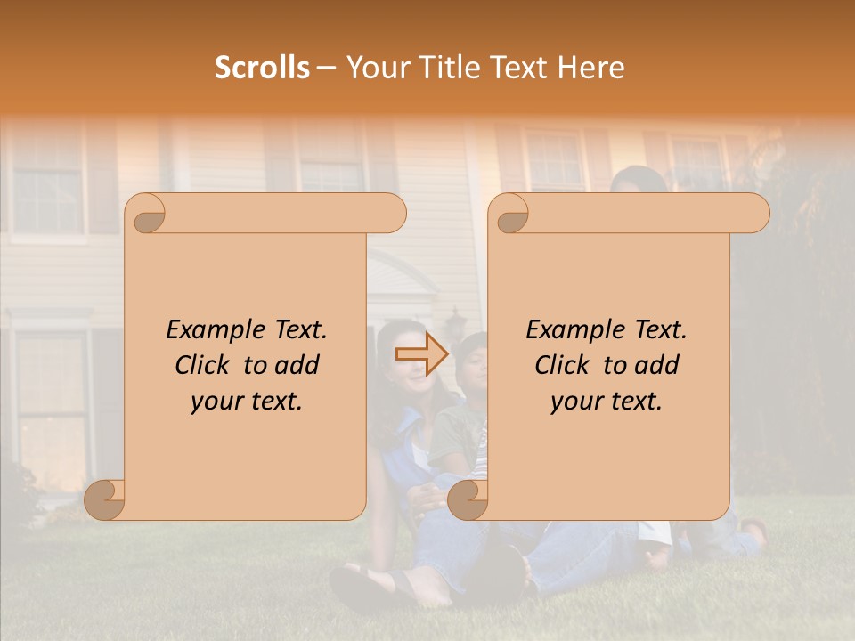 Asian Dad Middle School PowerPoint Template