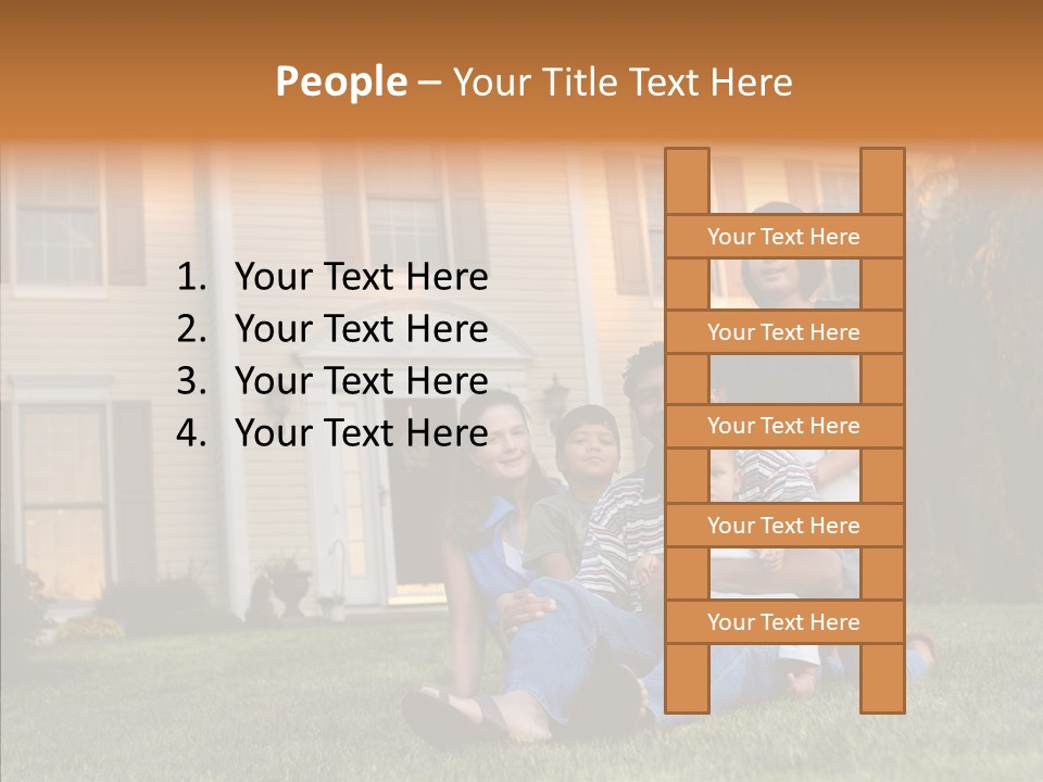 Asian Dad Middle School PowerPoint Template