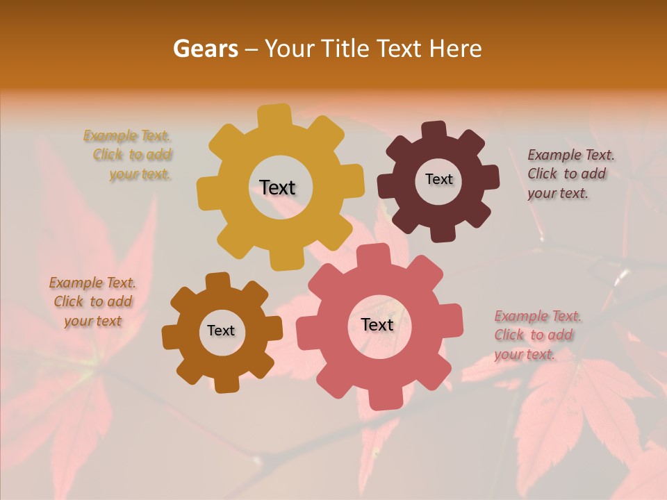 Background Red Transparent PowerPoint Template