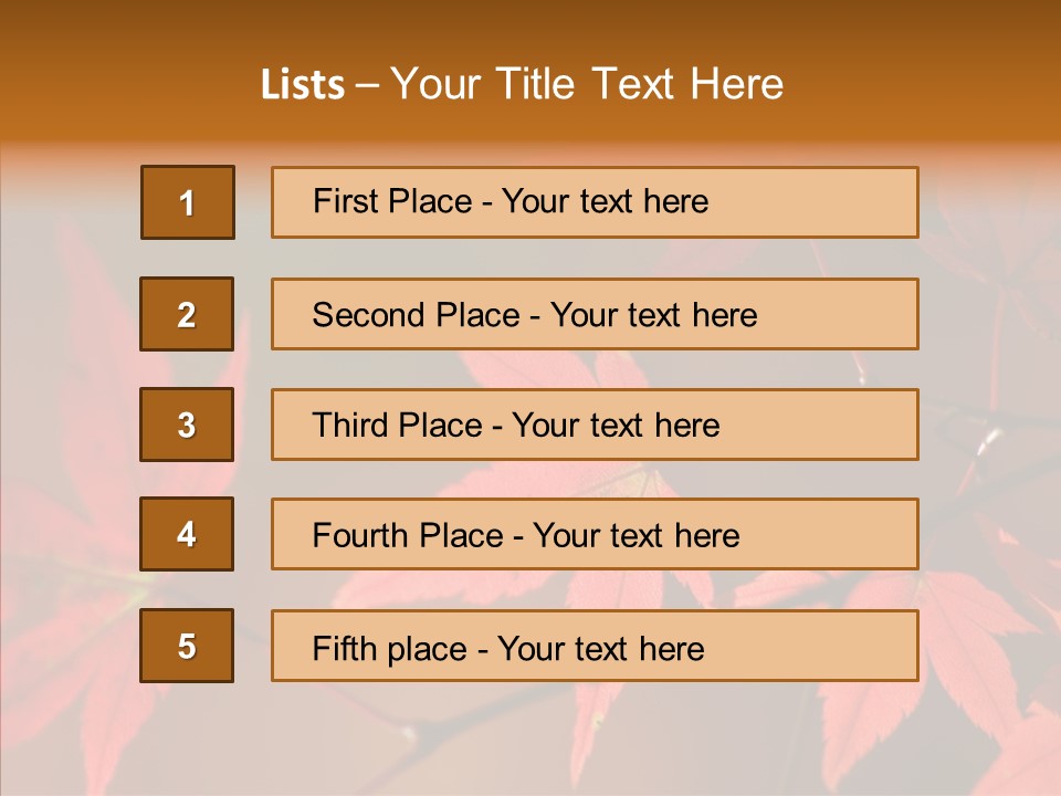 Background Red Transparent PowerPoint Template
