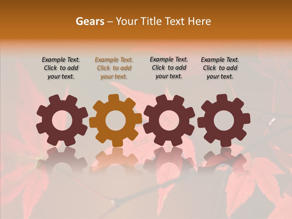 Background Red Transparent PowerPoint Template