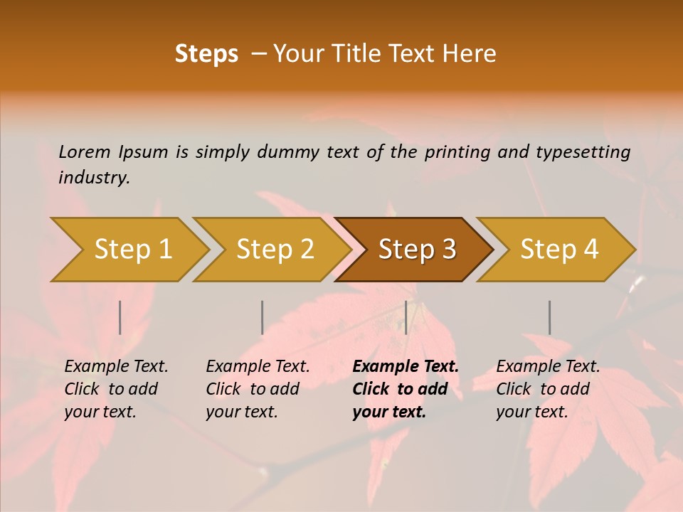 Background Red Transparent PowerPoint Template