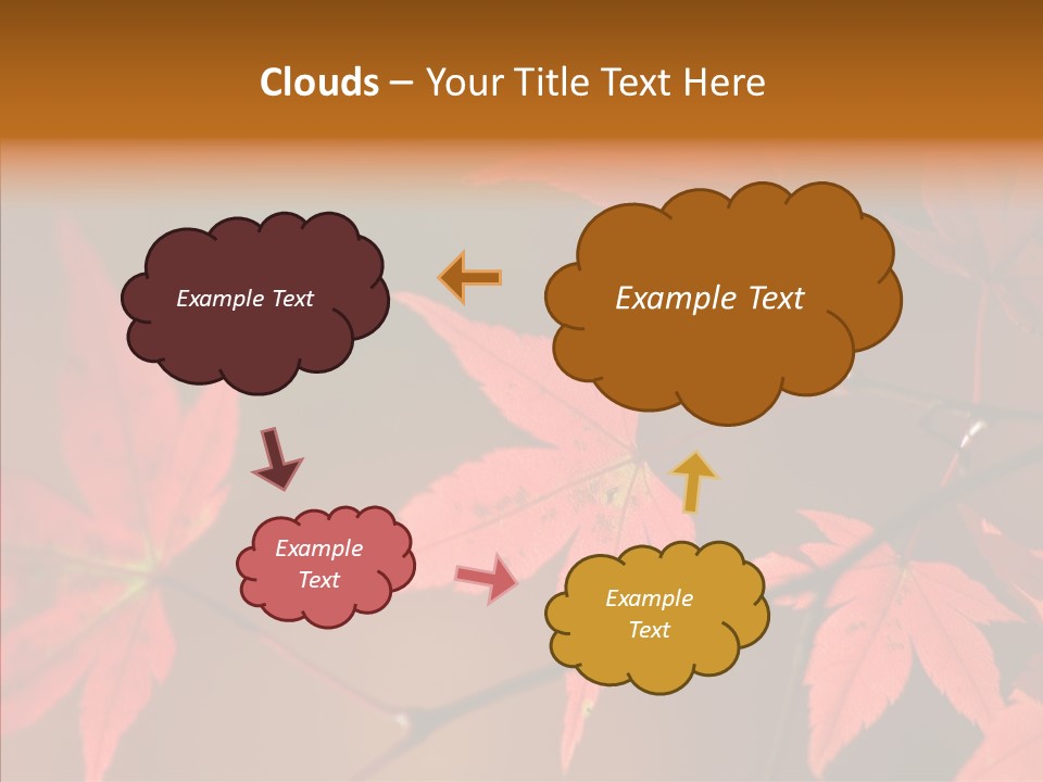 Background Red Transparent PowerPoint Template