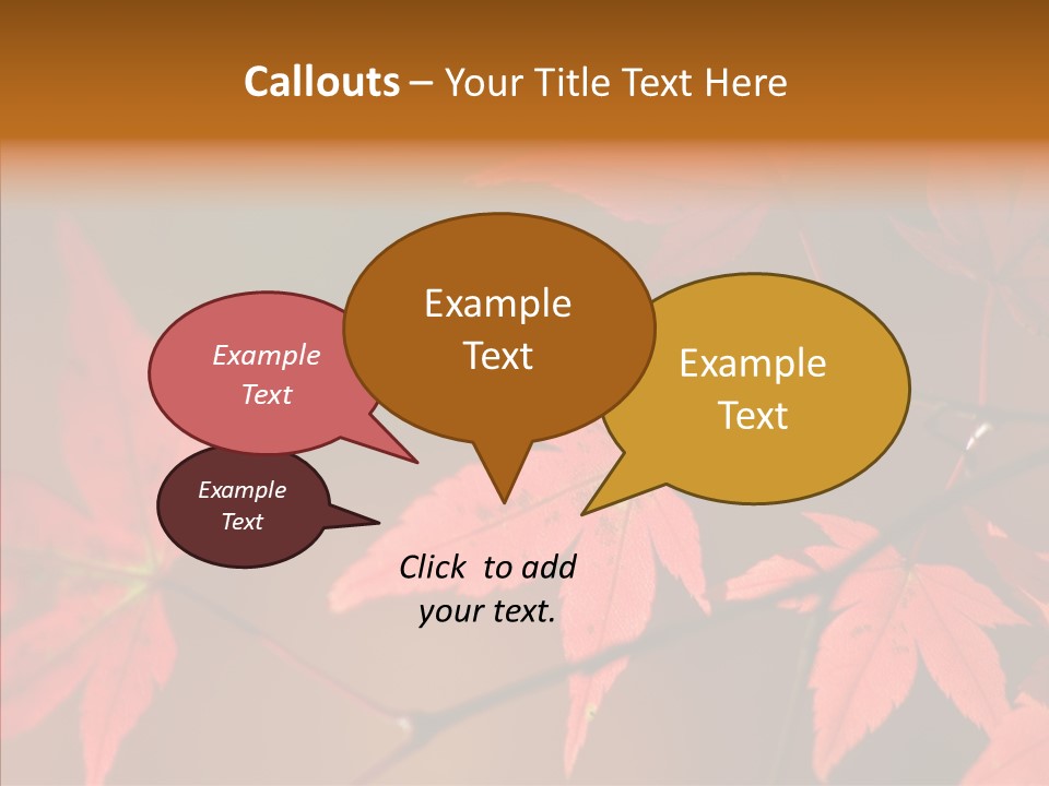 Background Red Transparent PowerPoint Template