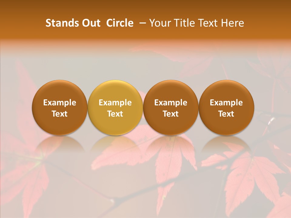 Background Red Transparent PowerPoint Template