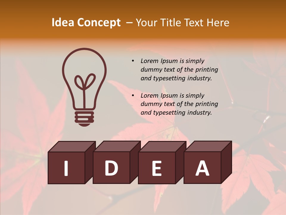 Background Red Transparent PowerPoint Template