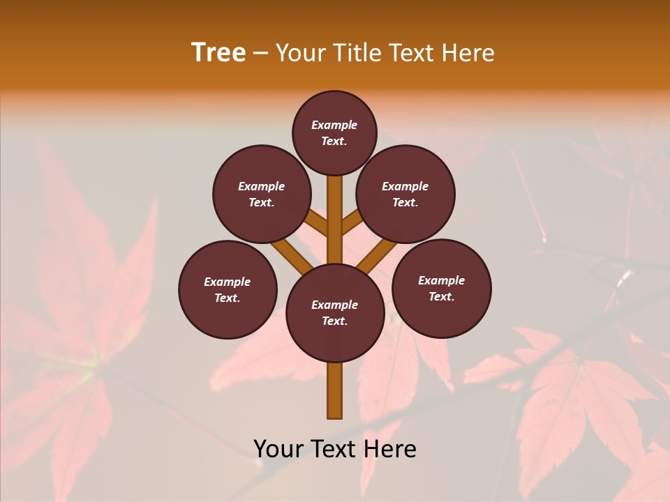 Background Red Transparent PowerPoint Template