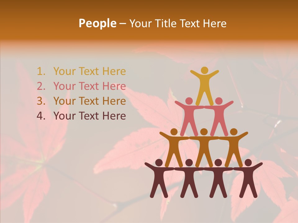 Background Red Transparent PowerPoint Template