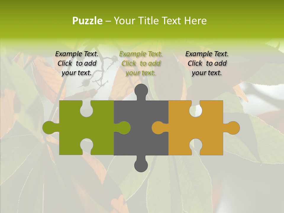 Light Forest Leaf PowerPoint Template