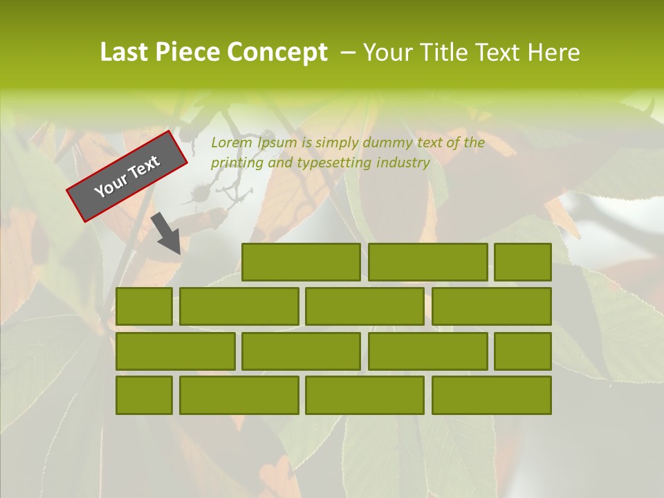 Light Forest Leaf PowerPoint Template