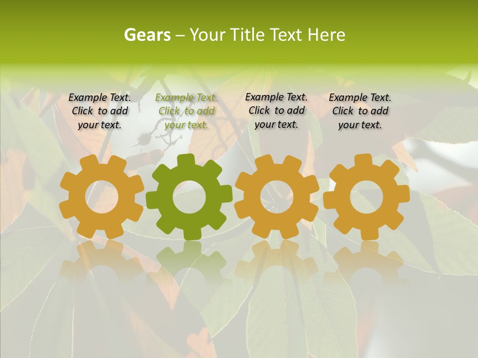 Light Forest Leaf PowerPoint Template