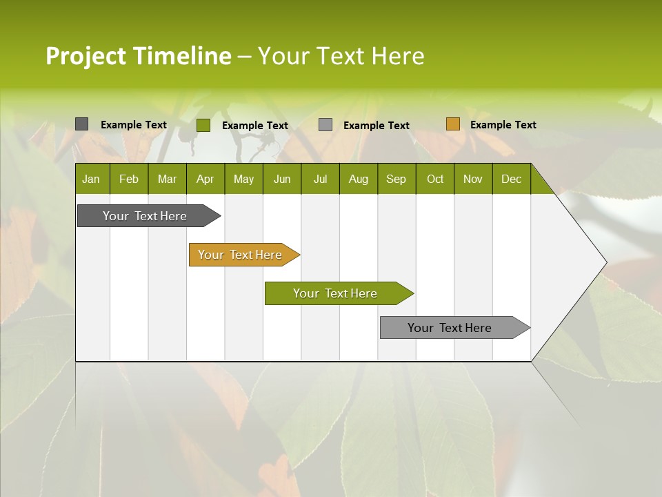 Light Forest Leaf PowerPoint Template