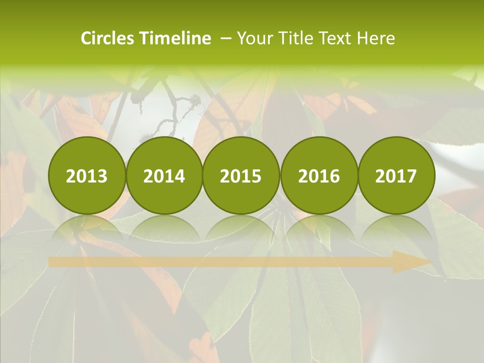 Light Forest Leaf PowerPoint Template