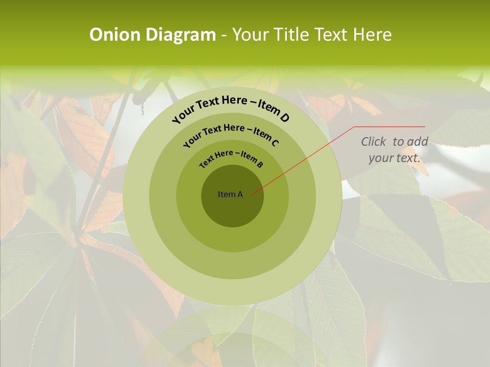 Light Forest Leaf PowerPoint Template