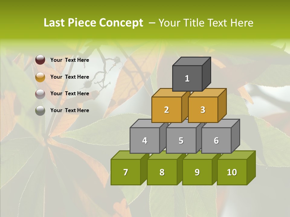 Light Forest Leaf PowerPoint Template