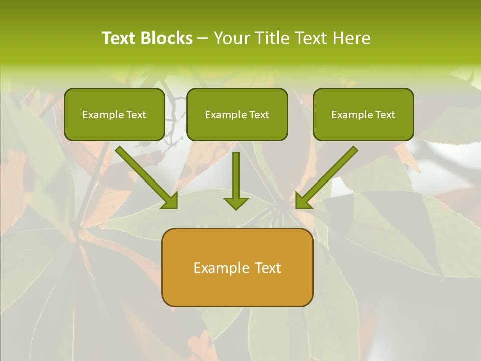 Light Forest Leaf PowerPoint Template