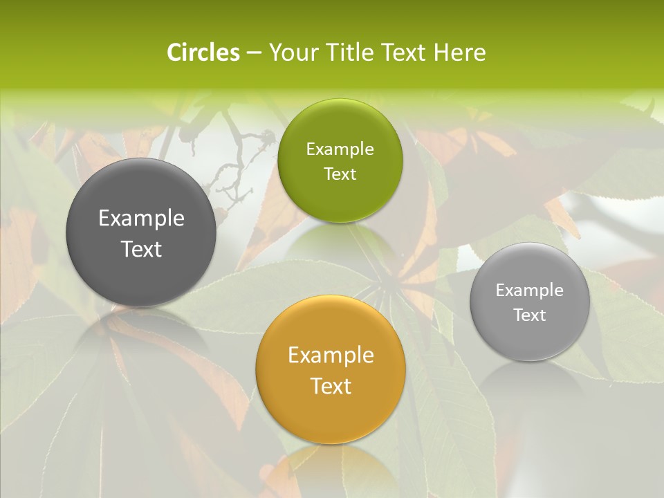 Light Forest Leaf PowerPoint Template