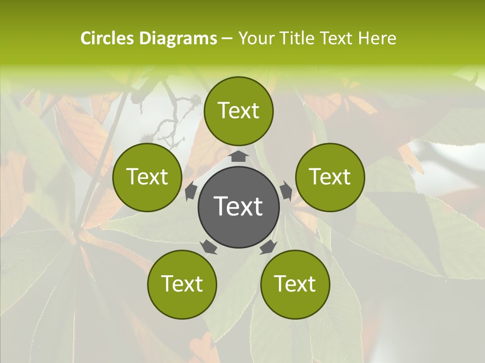 Light Forest Leaf PowerPoint Template