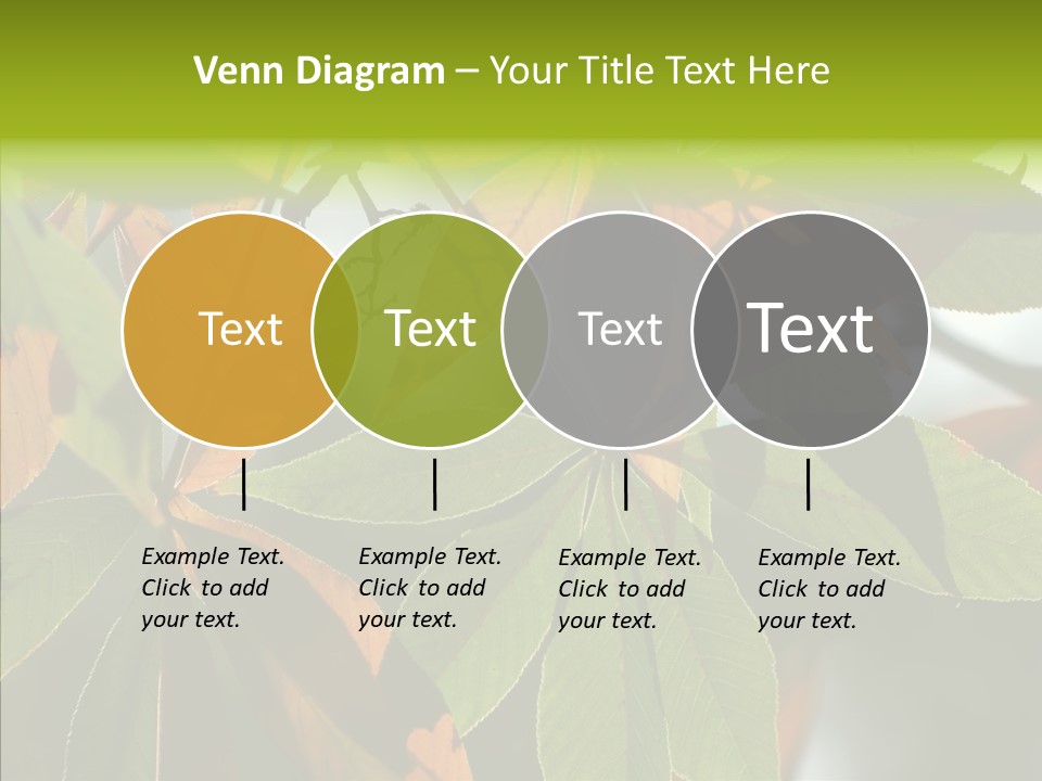 Light Forest Leaf PowerPoint Template