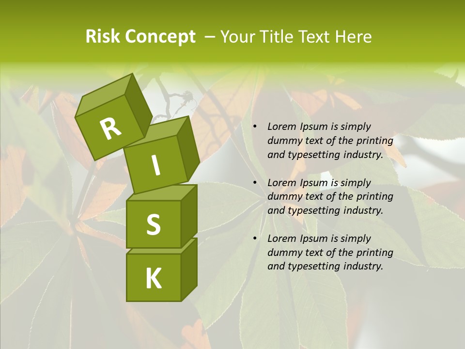 Light Forest Leaf PowerPoint Template