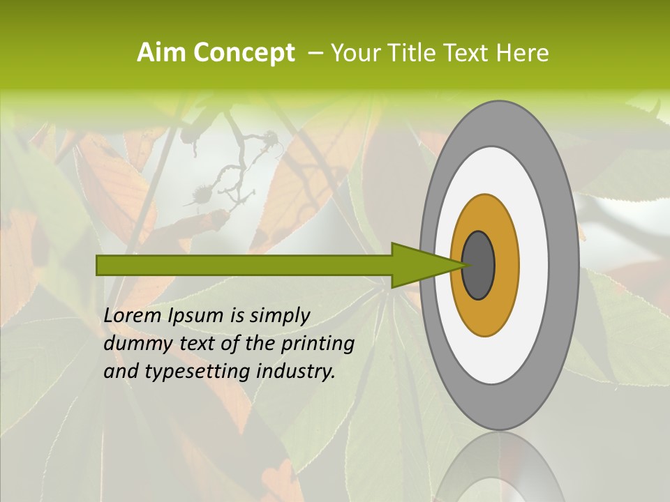 Light Forest Leaf PowerPoint Template