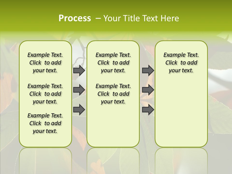 Light Forest Leaf PowerPoint Template