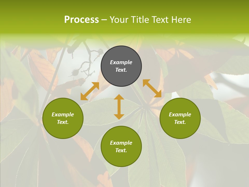 Light Forest Leaf PowerPoint Template